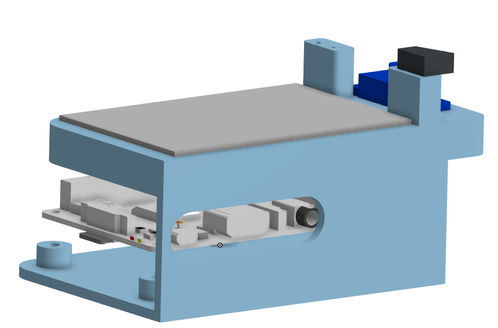 Miniatura 2 do modelo 3D Raspberry pi 3b+ &  Breadboard Case