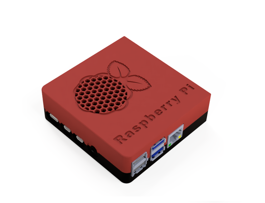 Raspberry Pi 4 + XL6009 Buck Converter Snap Fit Case
