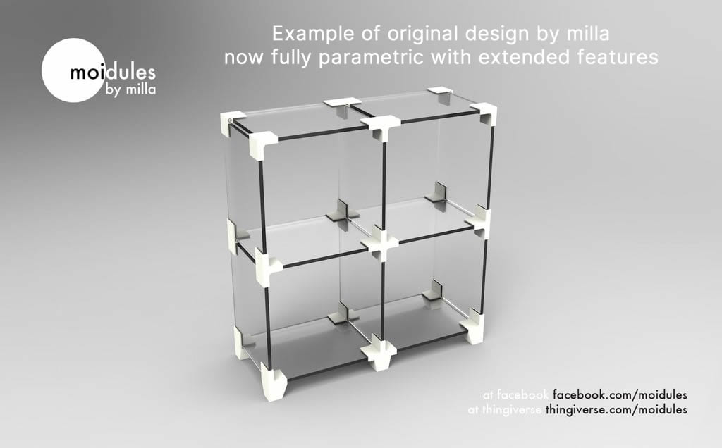SHELFIE | DIY parametric shelf joiner system
