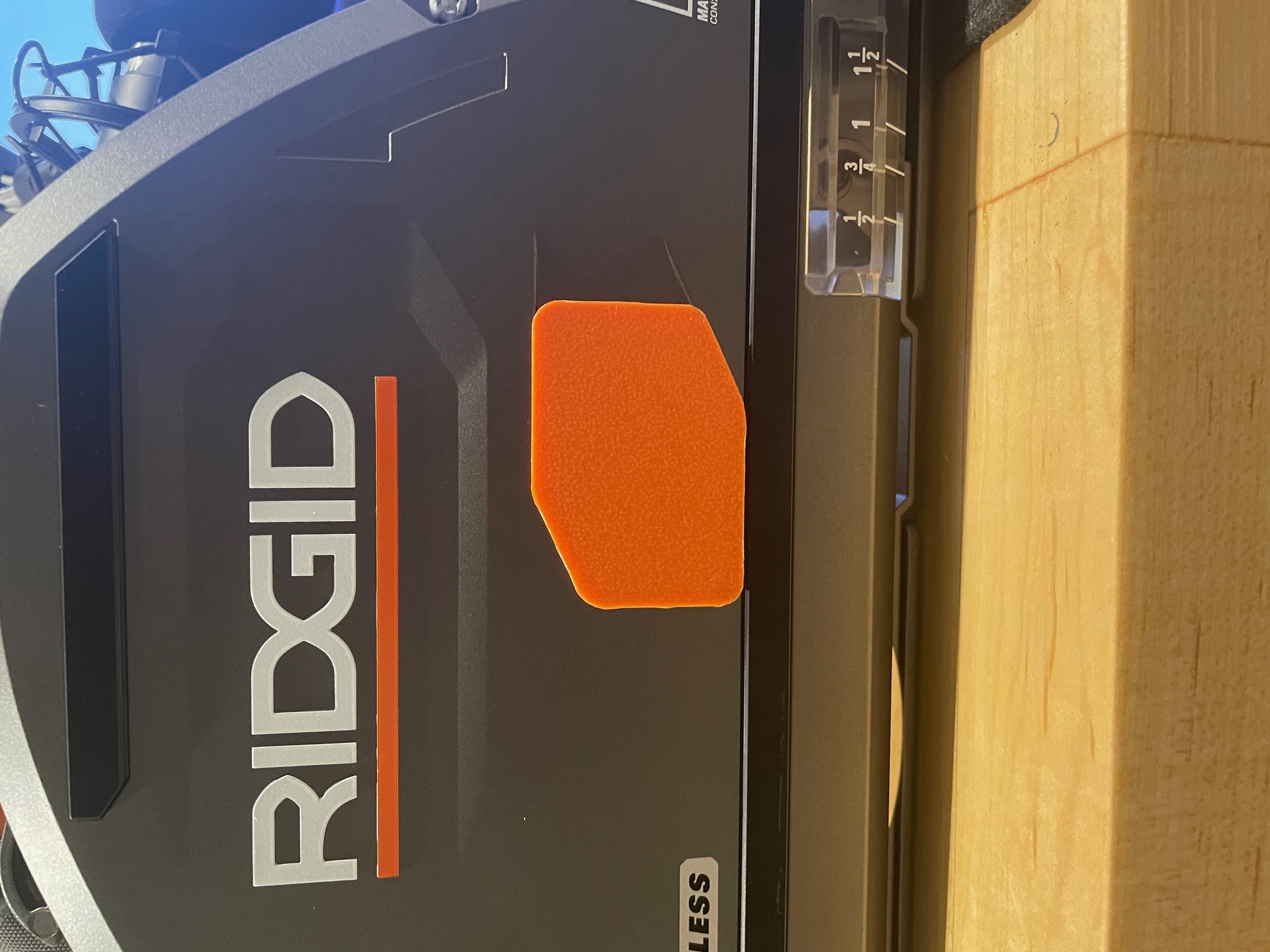 Ridgid Track Saw Arbor Dust Cover