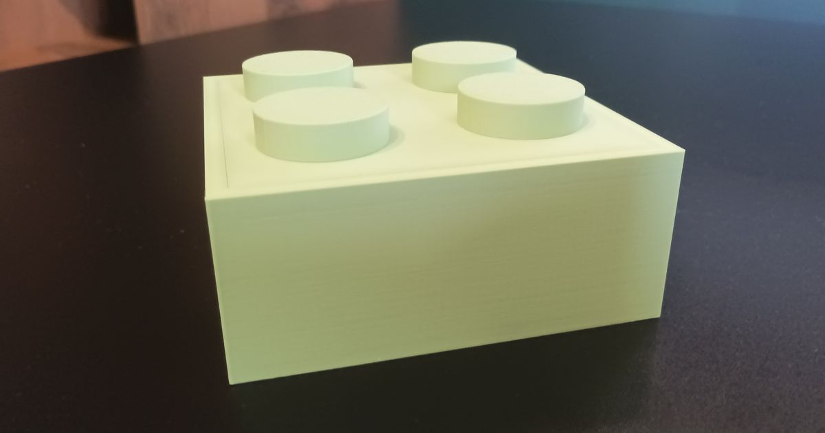 Lego Block with secret storage by ]\[EO | Download free STL model ...