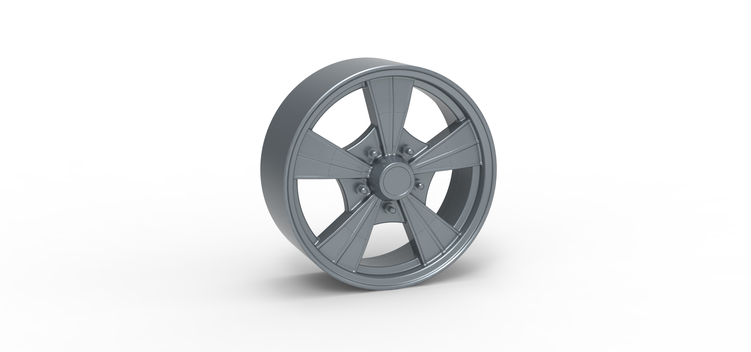 Front rim of vintage dragster Version 5 Scale 1:25