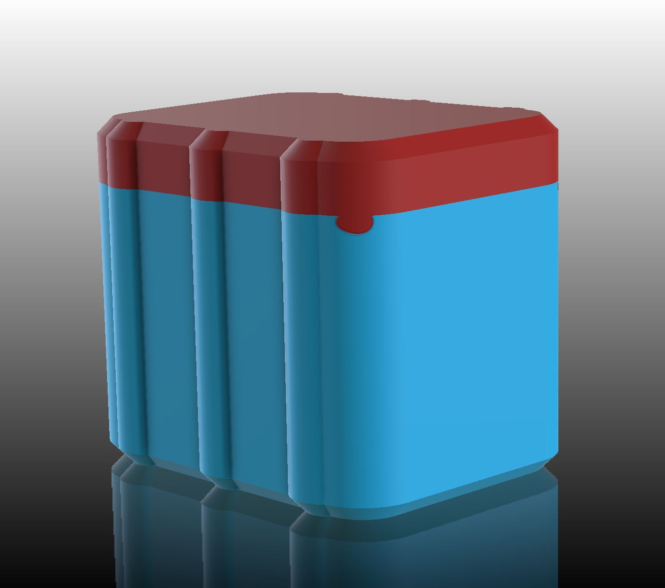 Boite pour 6 flacons / Box for 6 vials