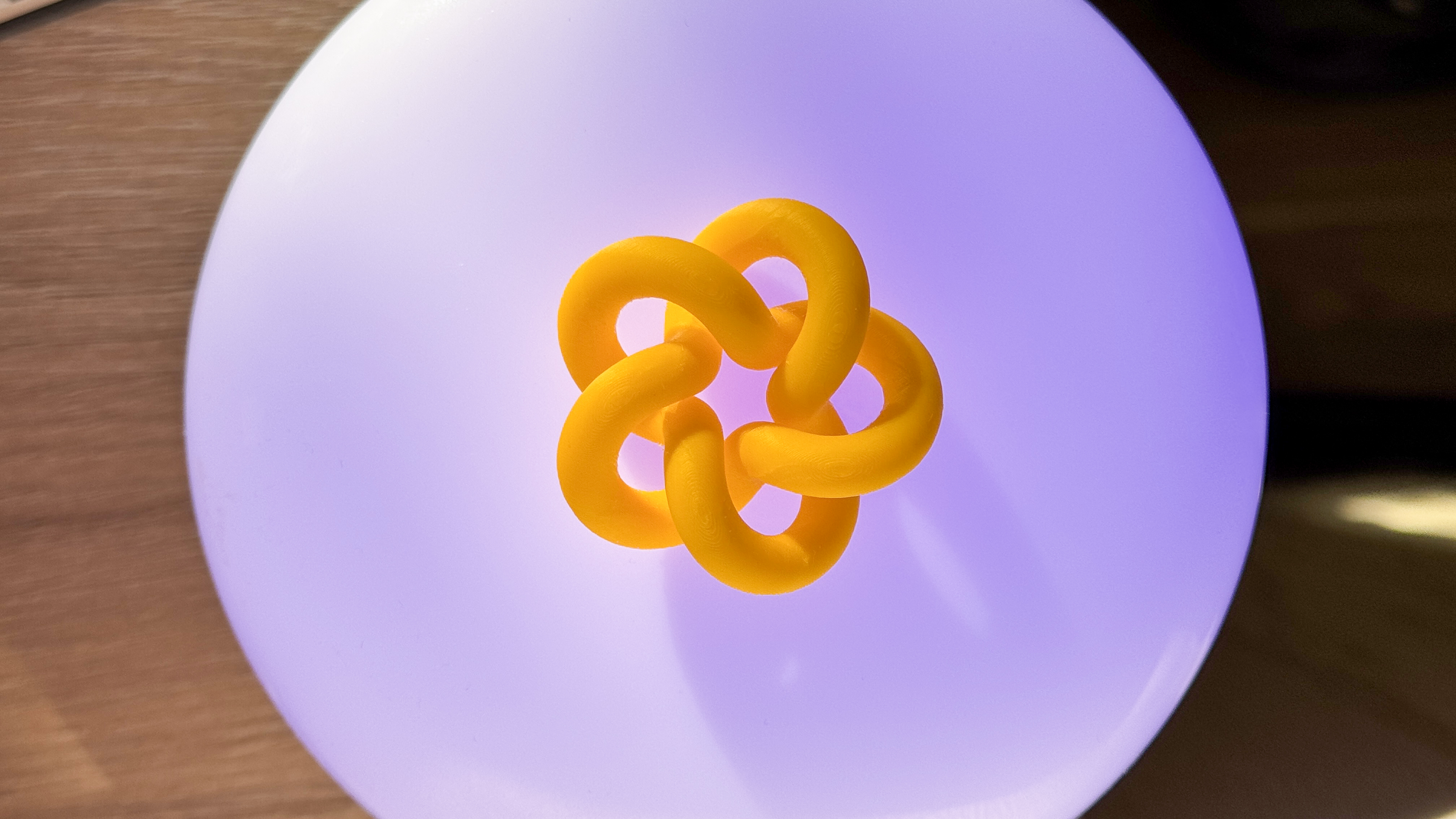 Keychain infinity knot