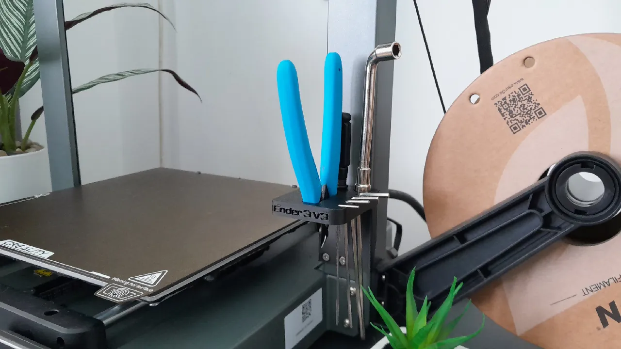 Ender 3 V3 ( core xz ) Tool holder V2 Now much better by