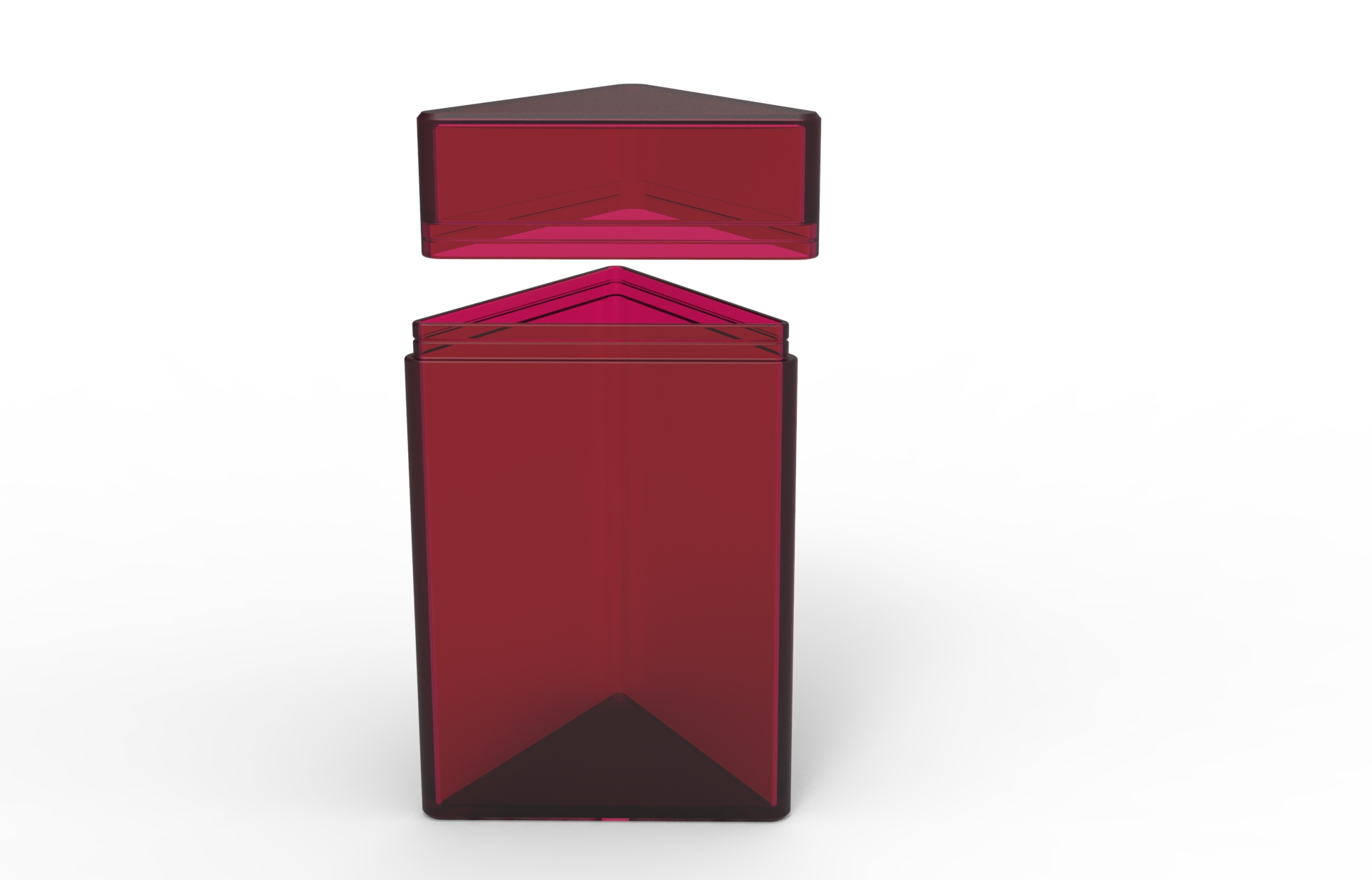 Miniatura 4 do modelo 3D triangle container
