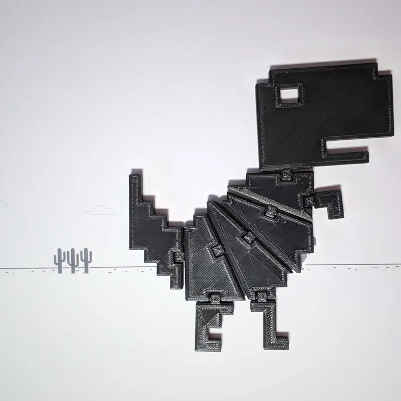 Dino Chrome - 3D Printable Model on Treatstock