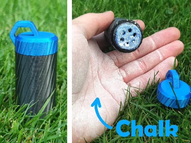 Chalk canister (magnesium shaker)