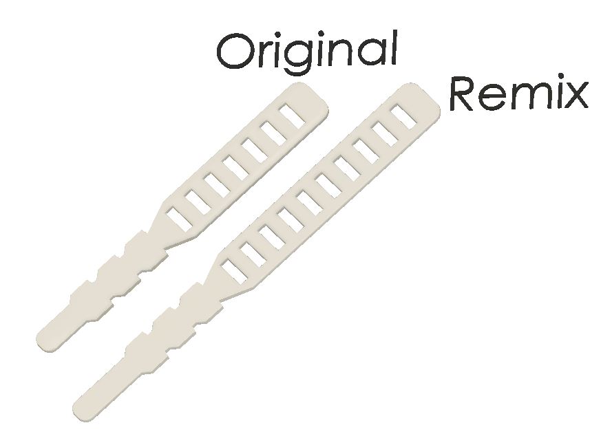 Little longer ultra short cable tie