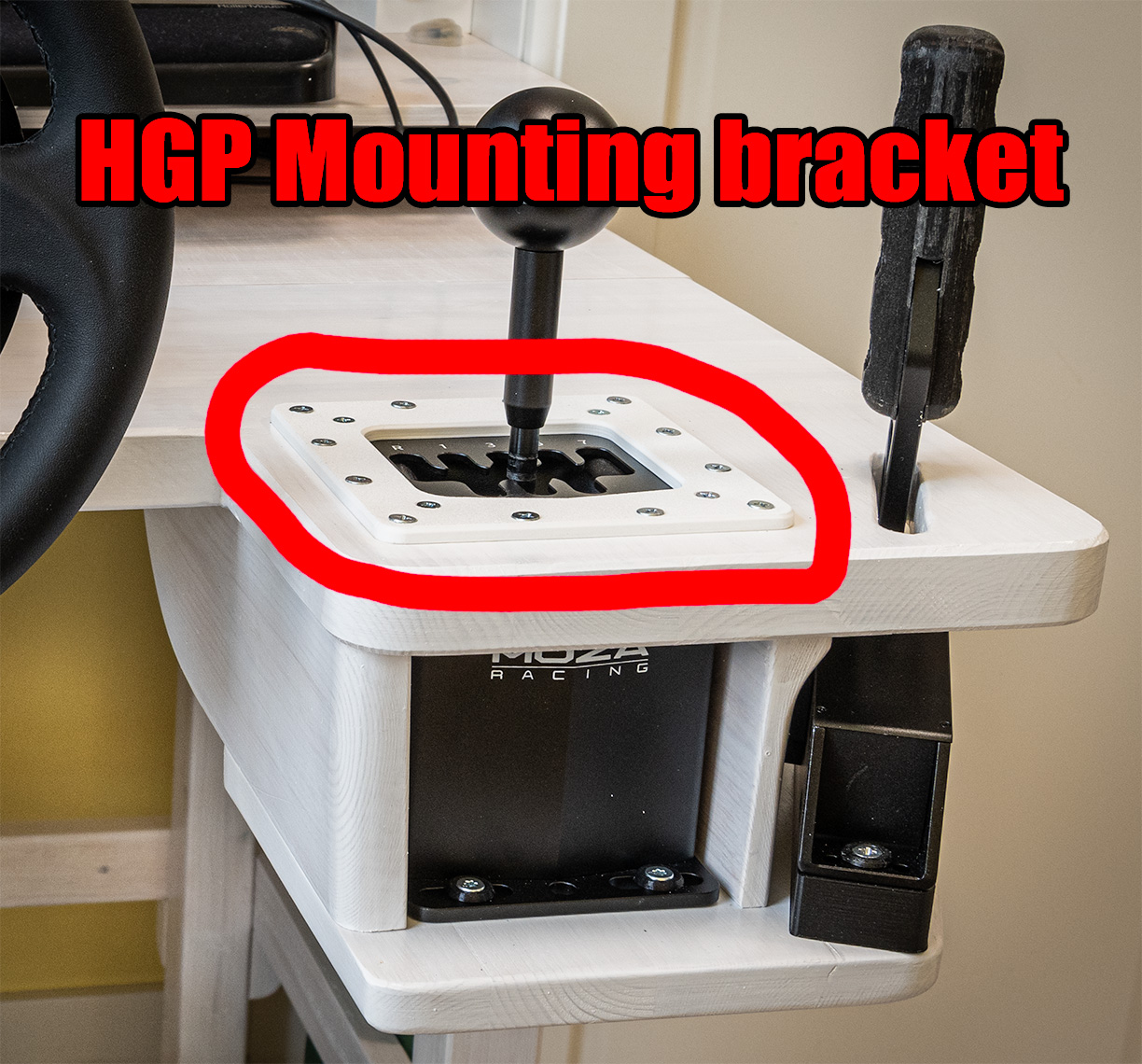 MOZA HGP Shifter mounting bracket by Bent Derailleur | Download free ...