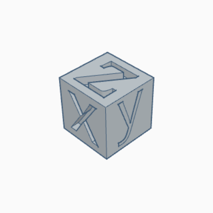 20x20x20mm Calibration cube