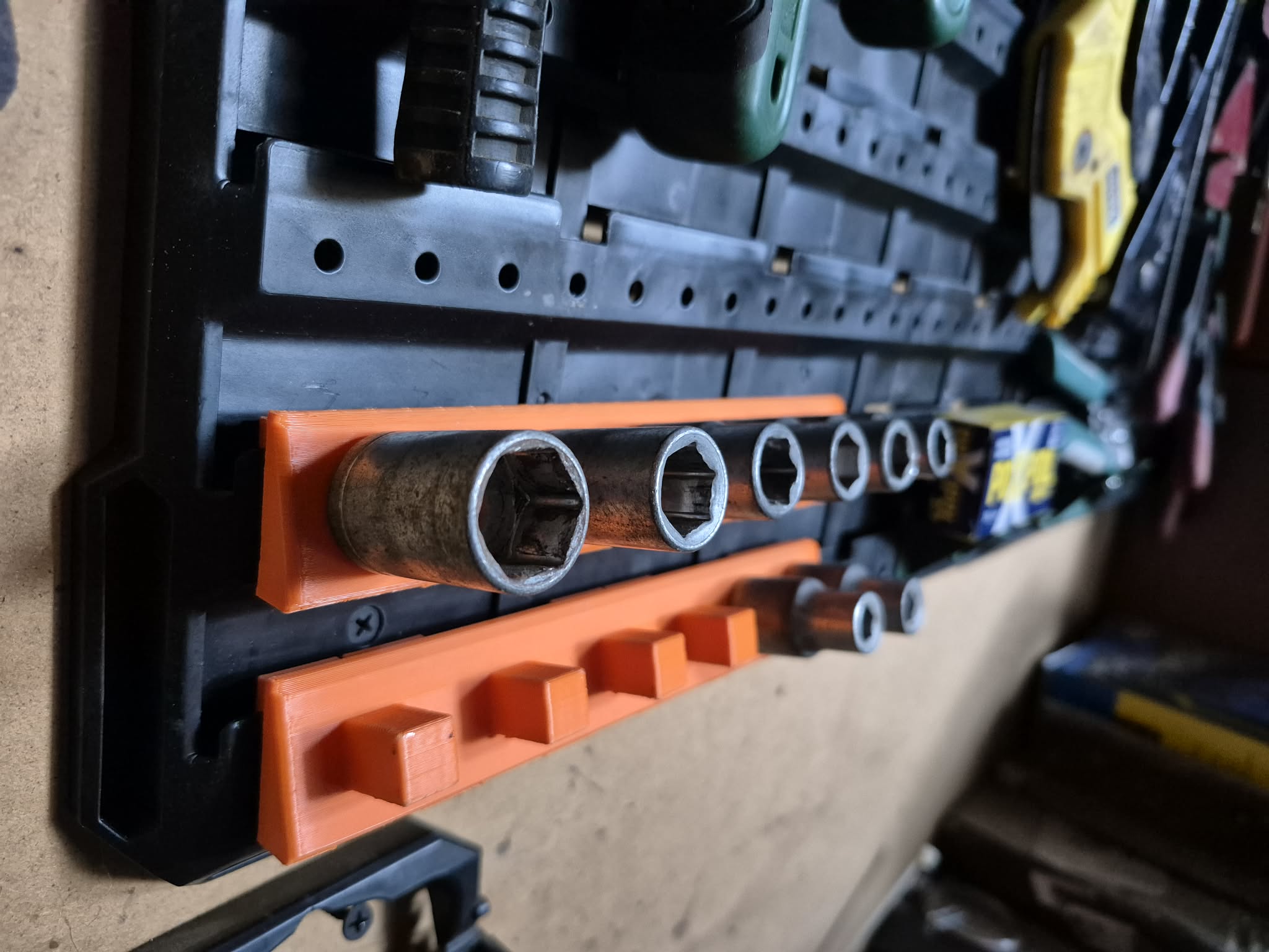 1/2" Socket Wall Holder for Parkside Organiser & Storage Set
