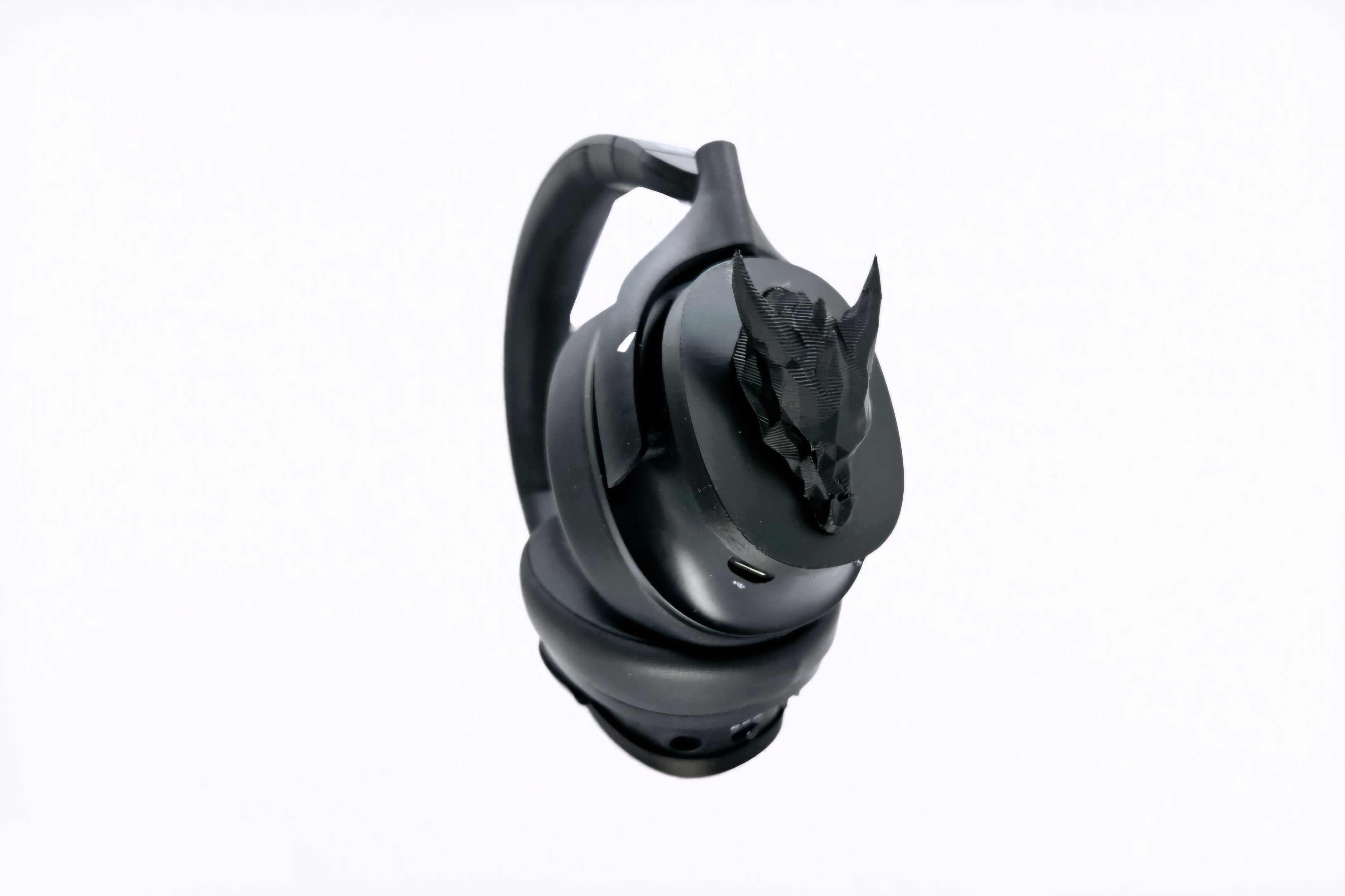 Heavys Headphones Shell H1H Dragon Skull Low Poly