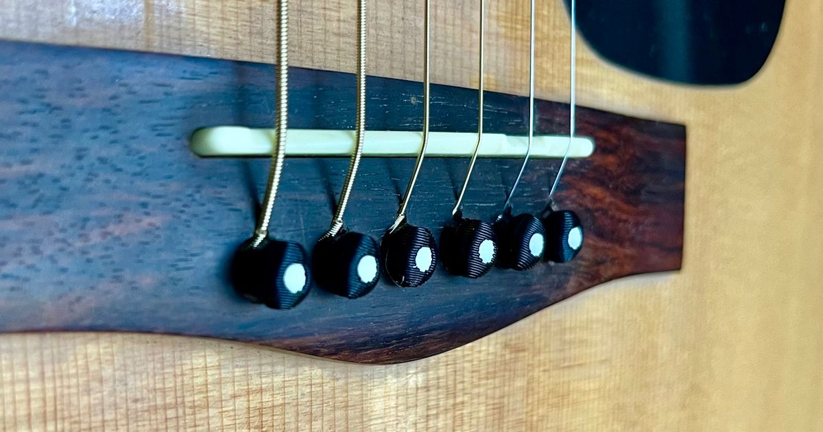 Fender Acoustic Bridge Peg by socalredline | Download free STL model ...