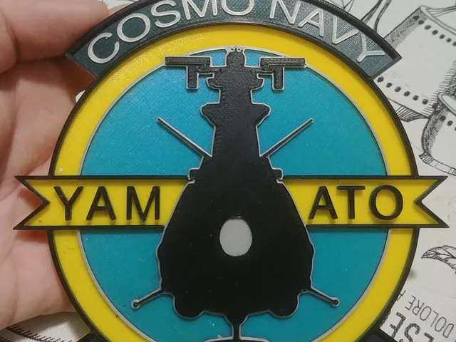 Space Battleship Yamato Badge