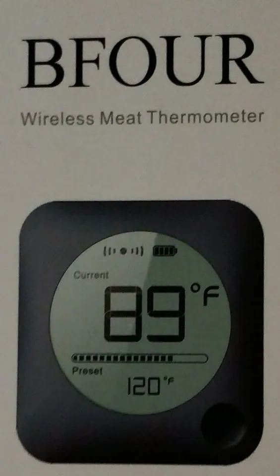 BFOUR Wireless Meat Thermometer, Bluetooth Meat Thermometer with 3
