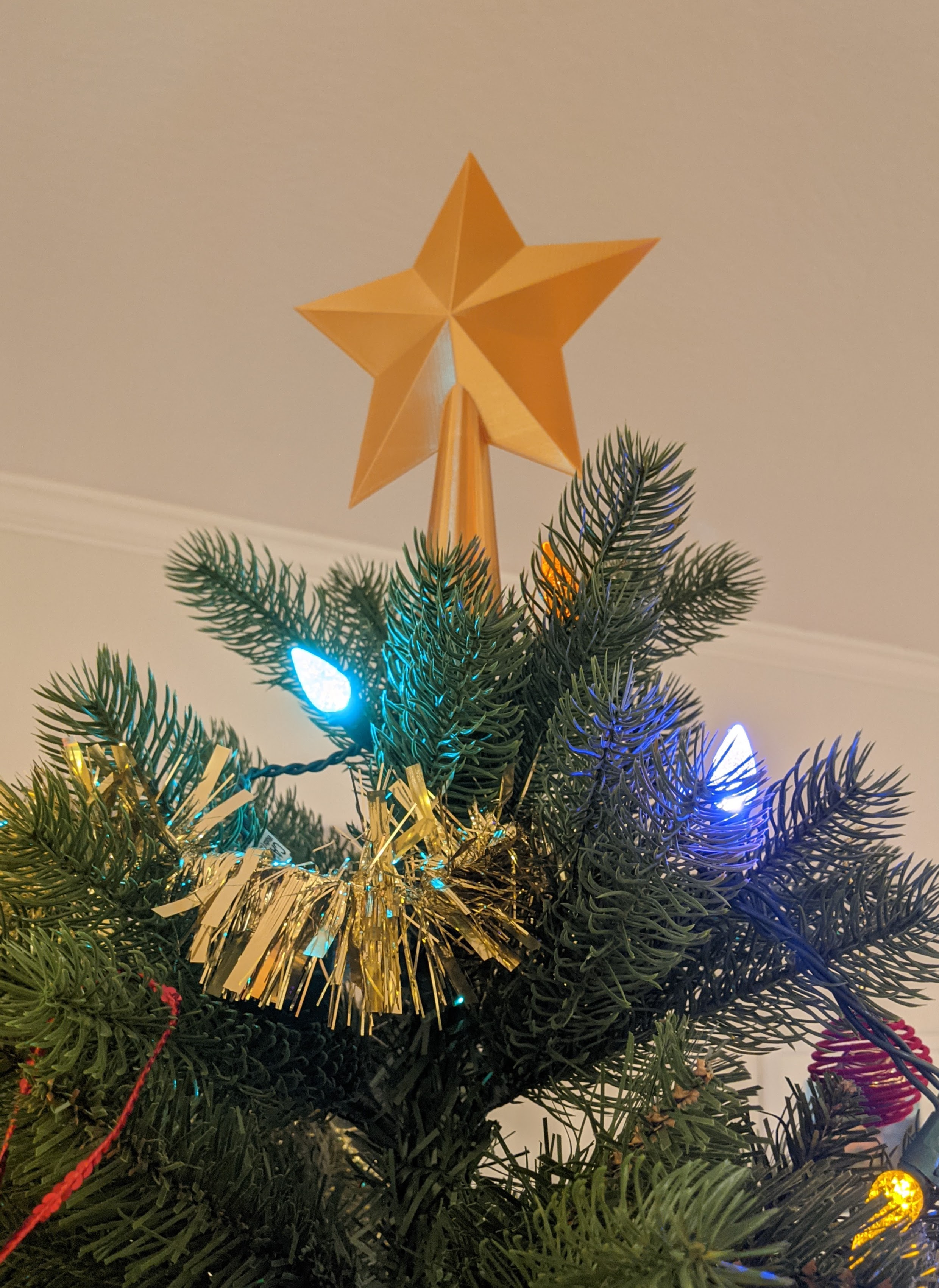 Miniatura 3 do modelo 3D Tree Topper Star