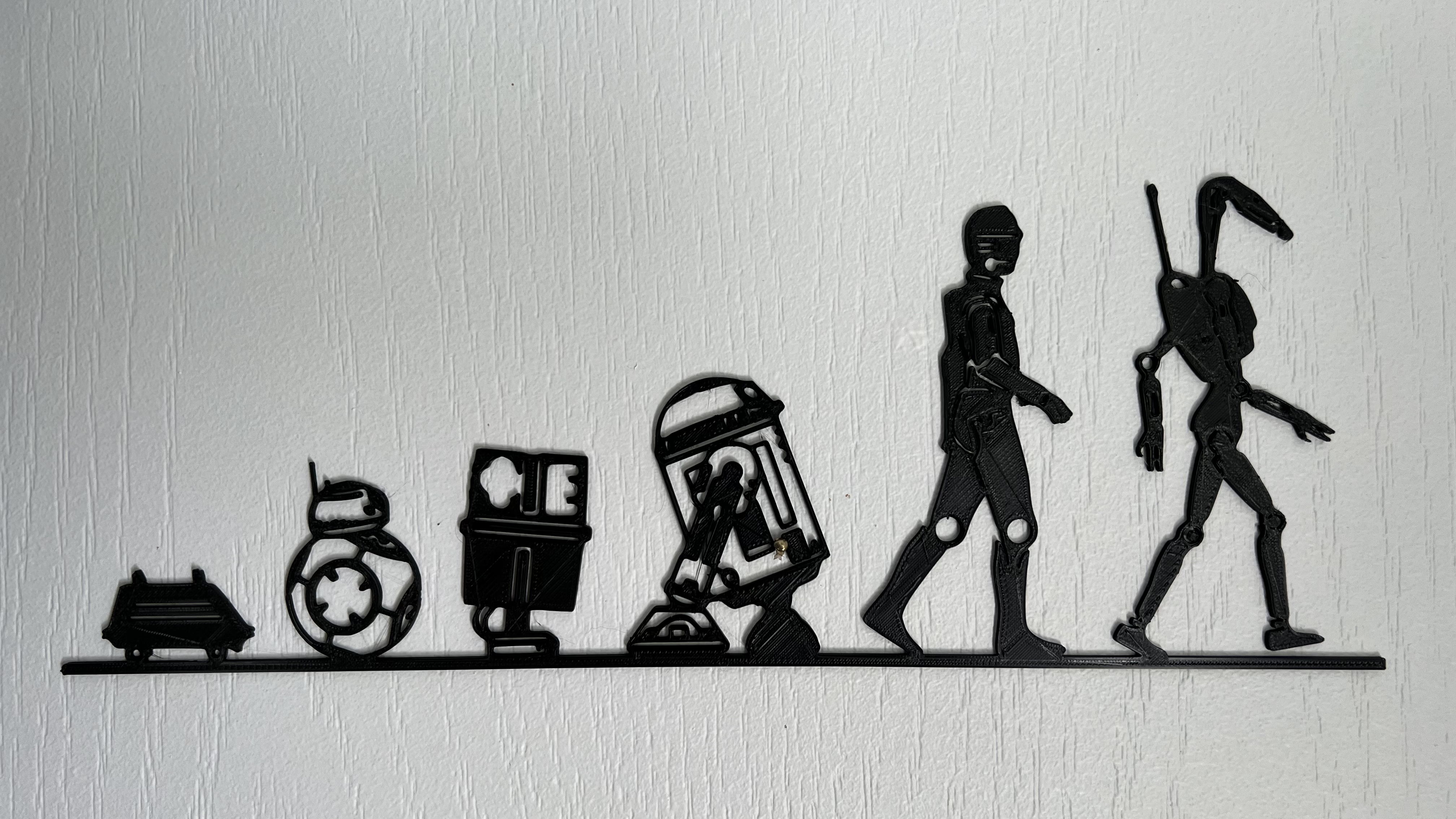 Star Wars Droid Evolution Wall Art