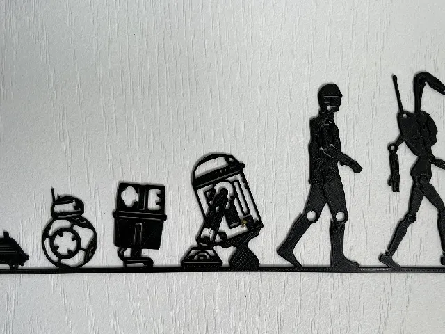 Star Wars Droid Evolution Wall Art
