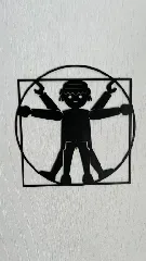 Playmobil Vitruvian Wall Art