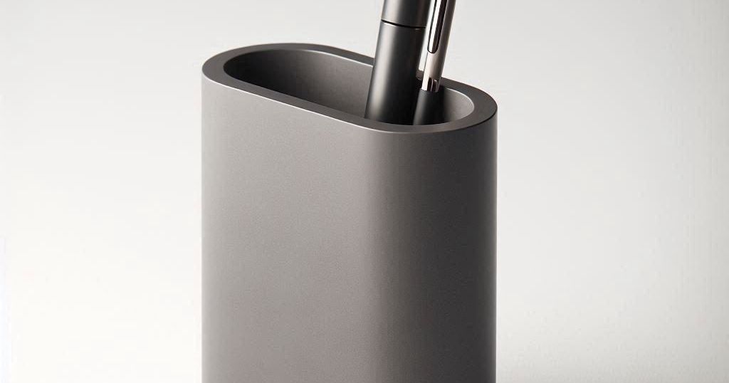 Modern Pencil Holder, Pencil Basket by Deltaprints | Download free STL ...