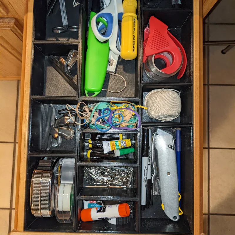 I just organized my junk drawer with the help of a fishing tackle