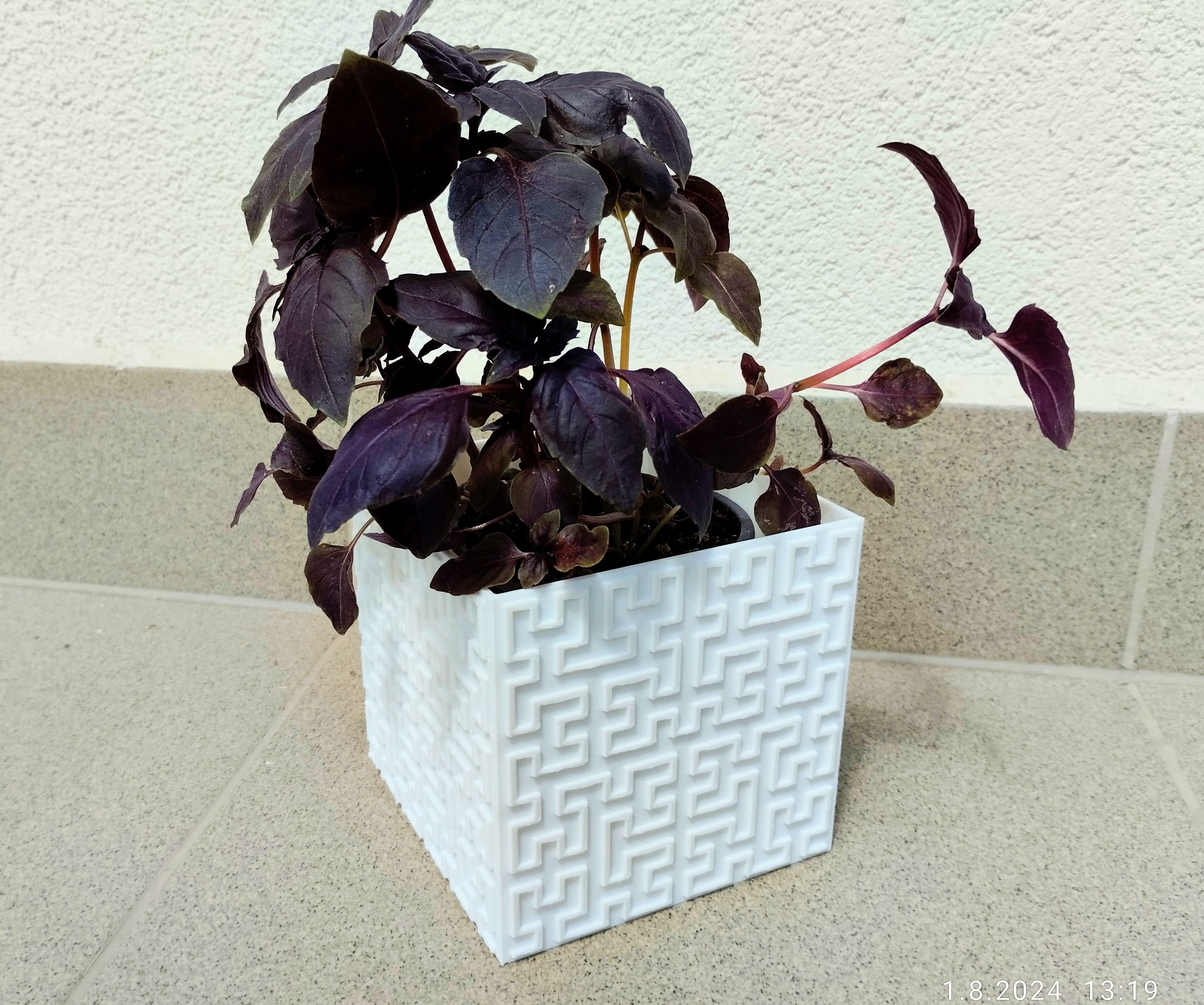 Hilbert curve Cube Planter