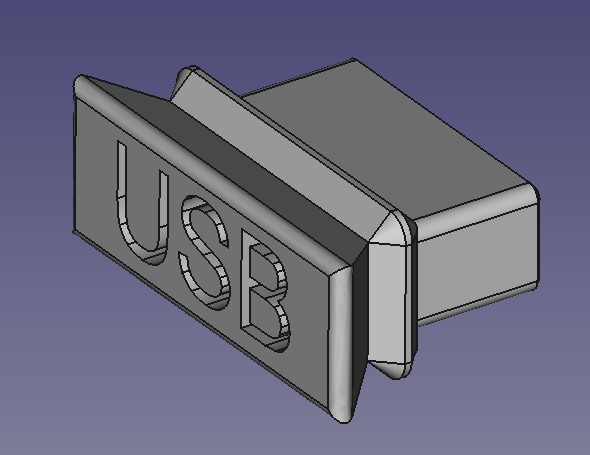 USB (TypeA) cover