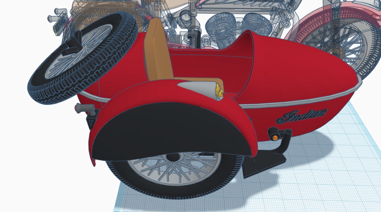 indian motorcycle with sidecar