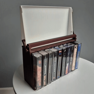 Cassette CarryBox – Retro Tape Display Case