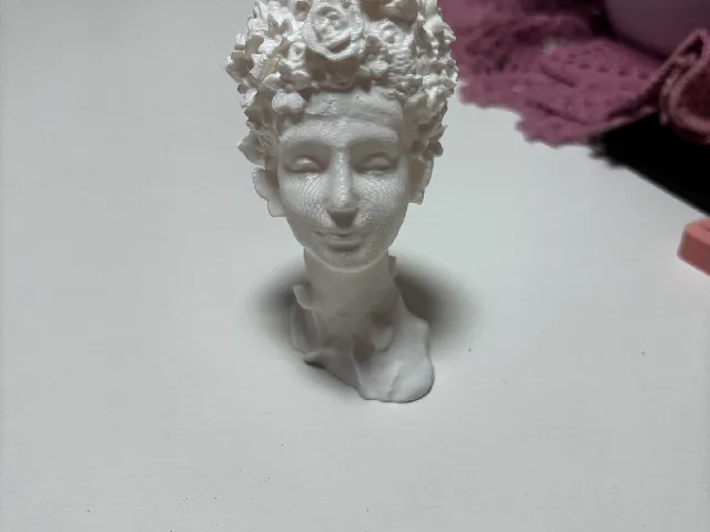 Rose Crown Woman Bust