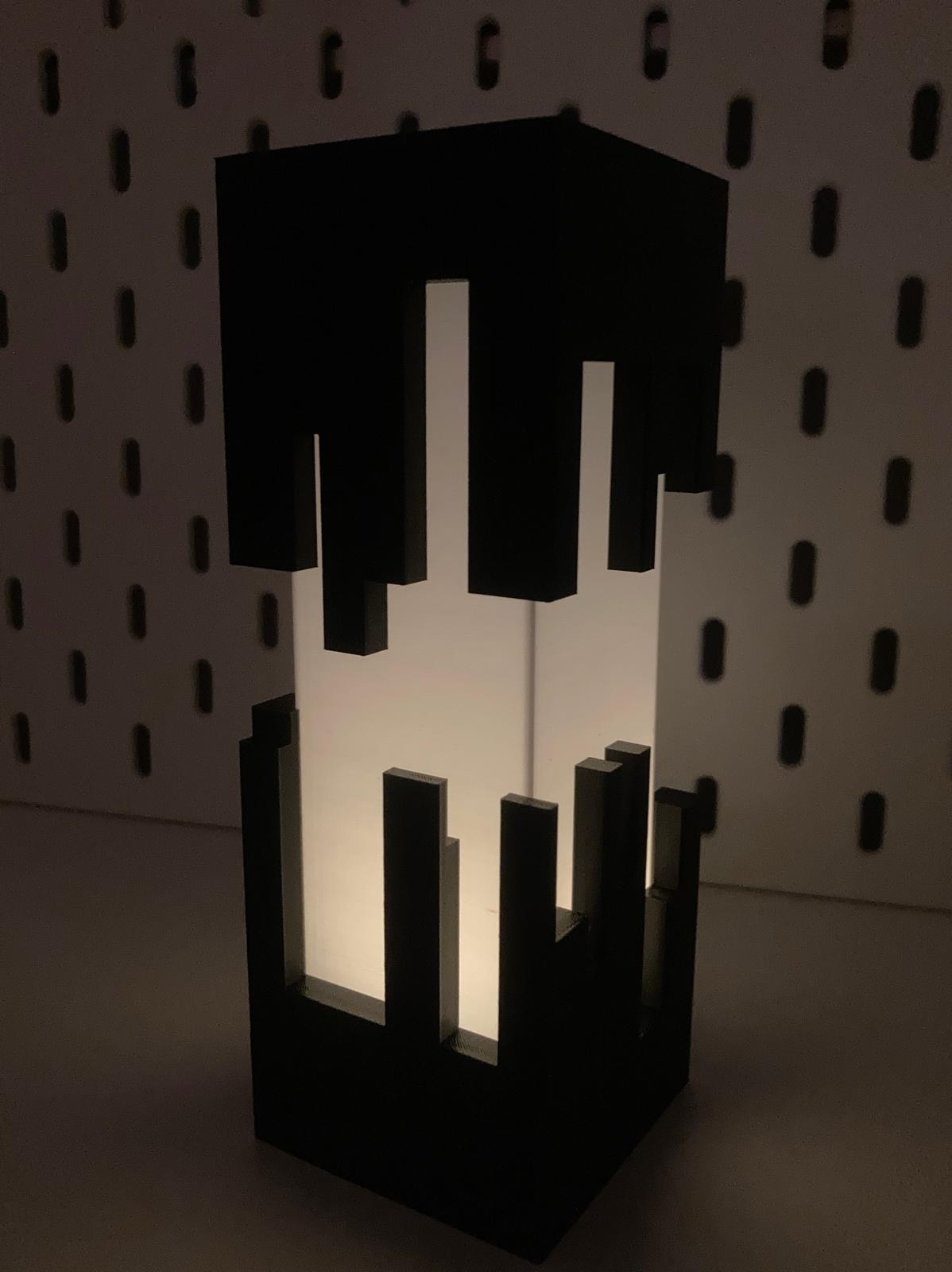 Miniatura 2 do modelo 3D Square lamp