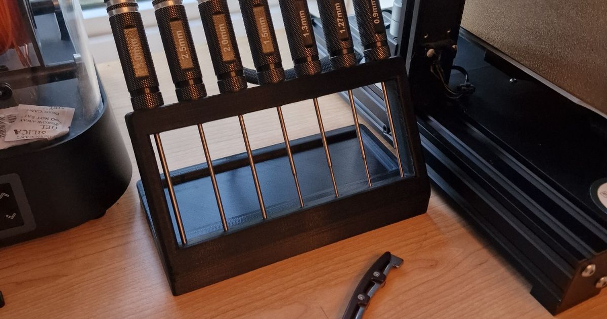 Hex Driver Rack by oo0Acedude0oo | Download free STL model | Printables.com