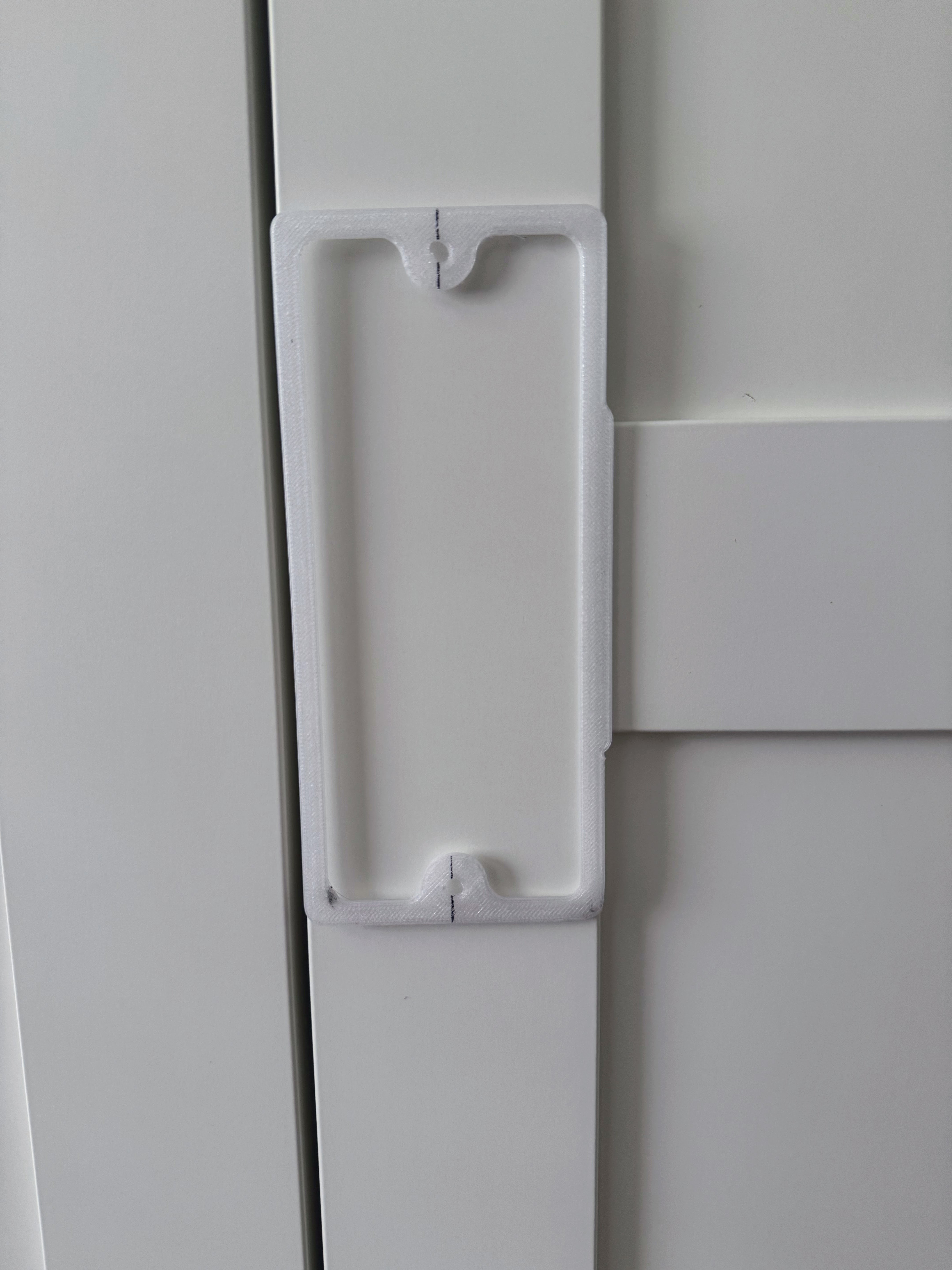 Ikea Pax Bergsbo Door Handle Drill Guide by earu Download free STL model