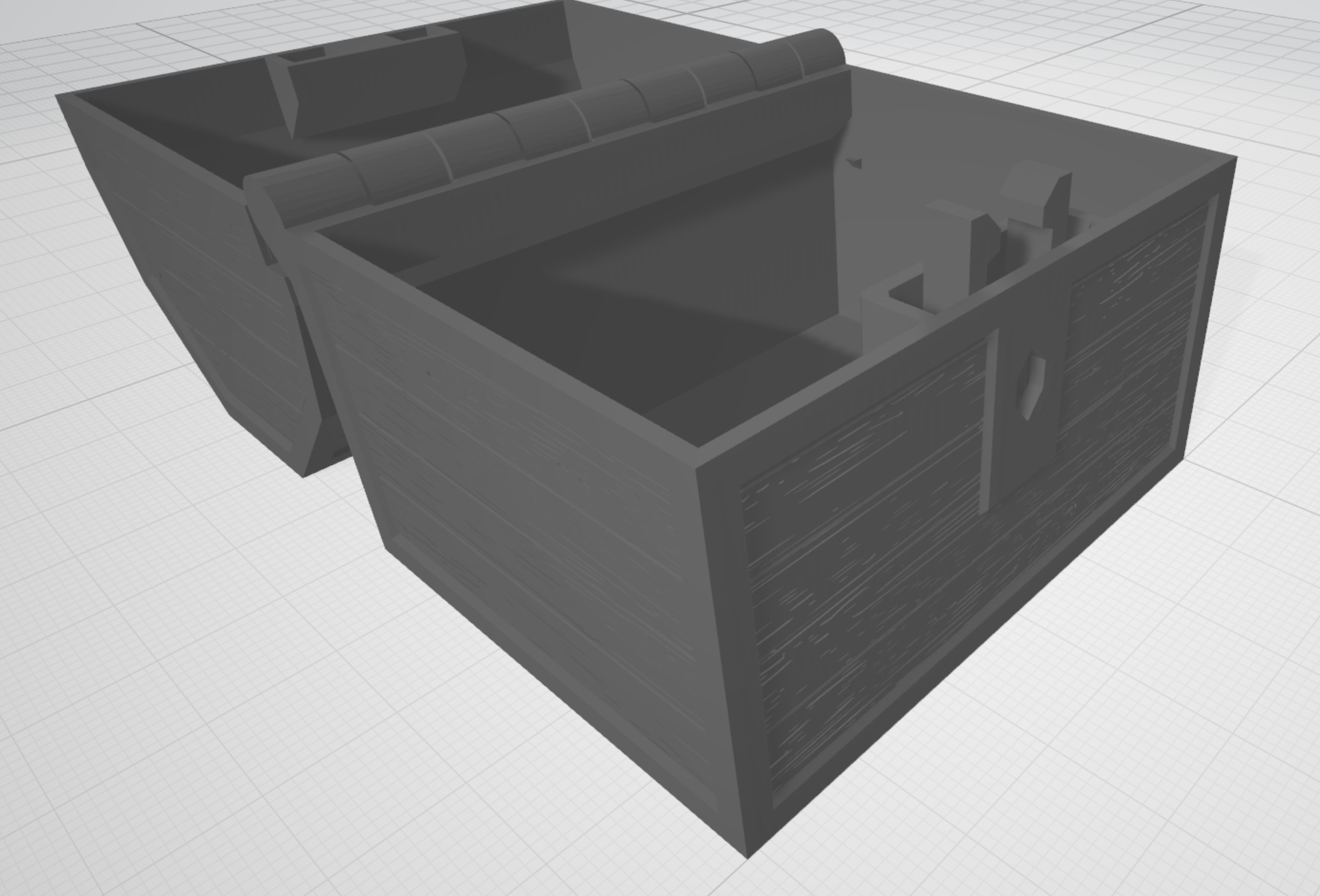 Wood Grained Chest
