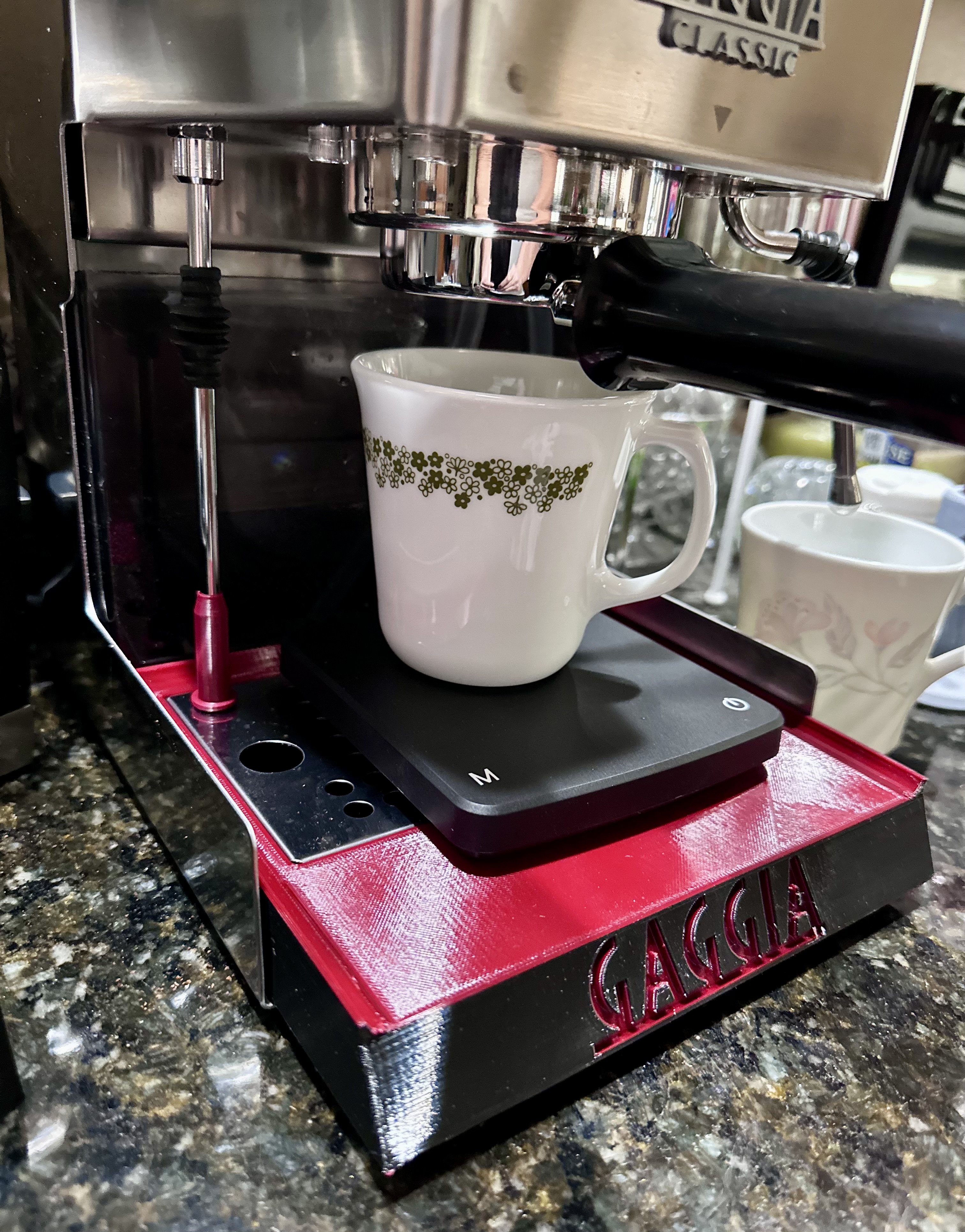 Gaggia classic low profile extended drip tray