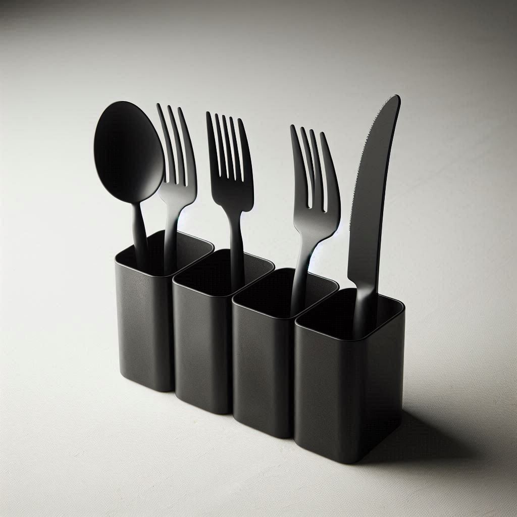 Modern Cutlery Holder, Cutlery Basket by Deltaprints | Download free ...