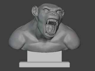 Chimp by Fermin Valeros | Download free STL model | Printables.com