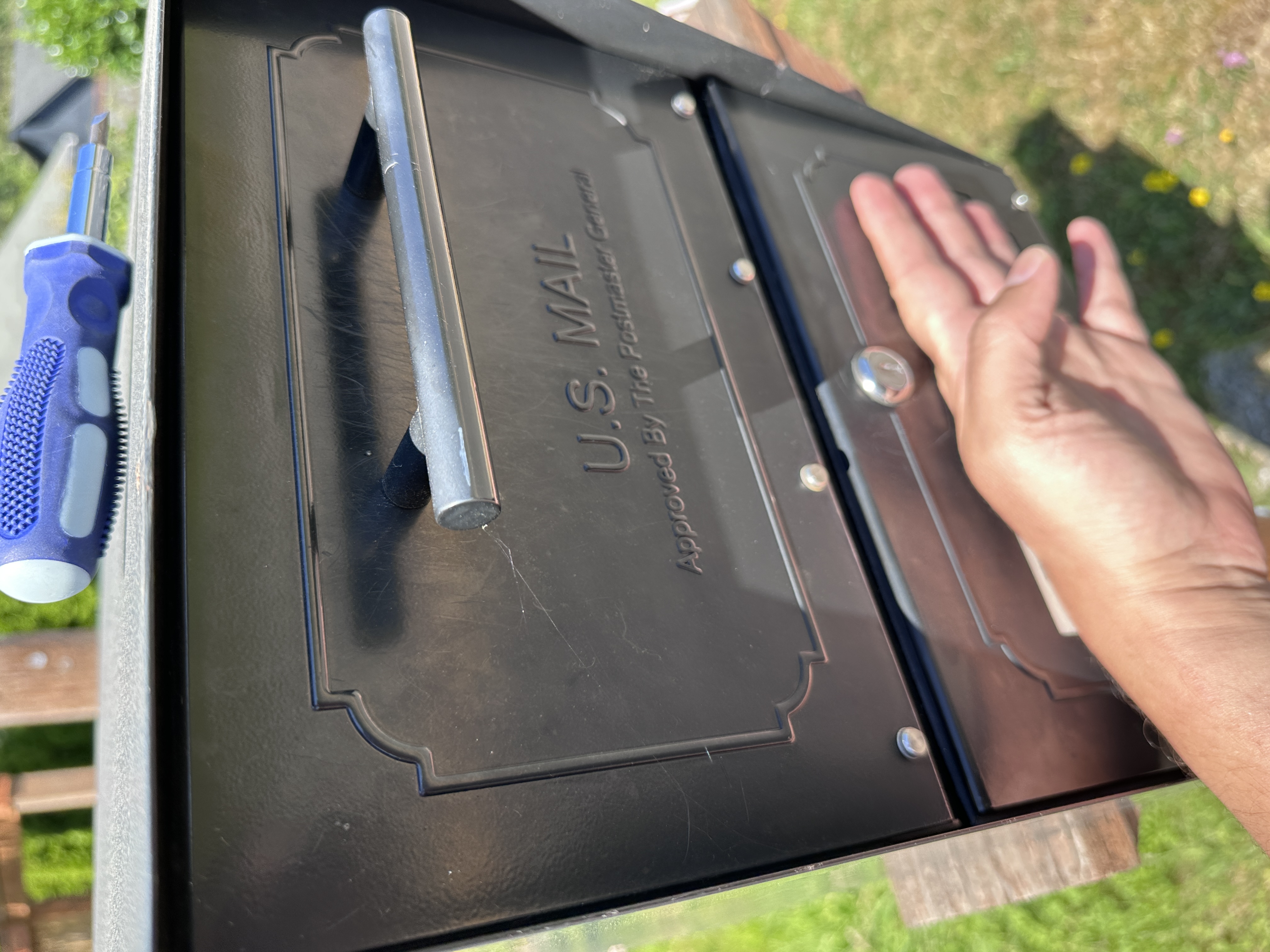 Locking mailbox latch replacement tongue by JellyTitan Download free