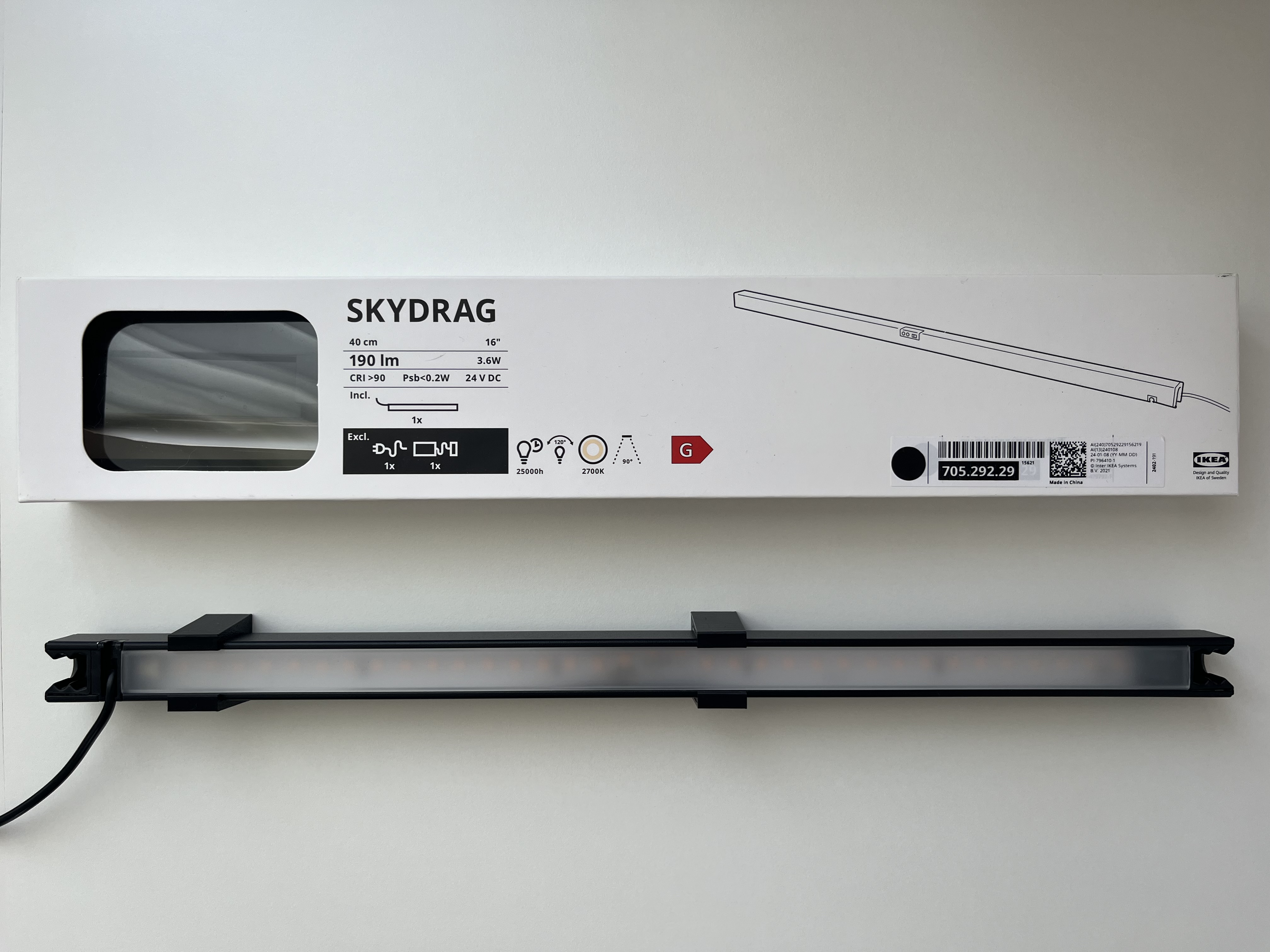 Attachment for IKEA Skydrag Led light