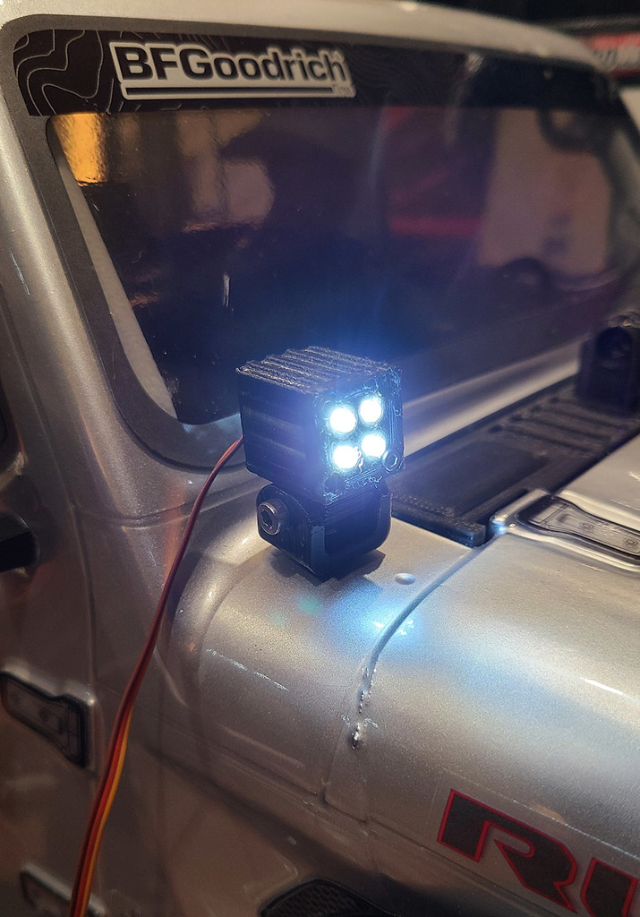 Axial SCX6 LED Light Pod Kit by SilverBullet126 Download free STL model