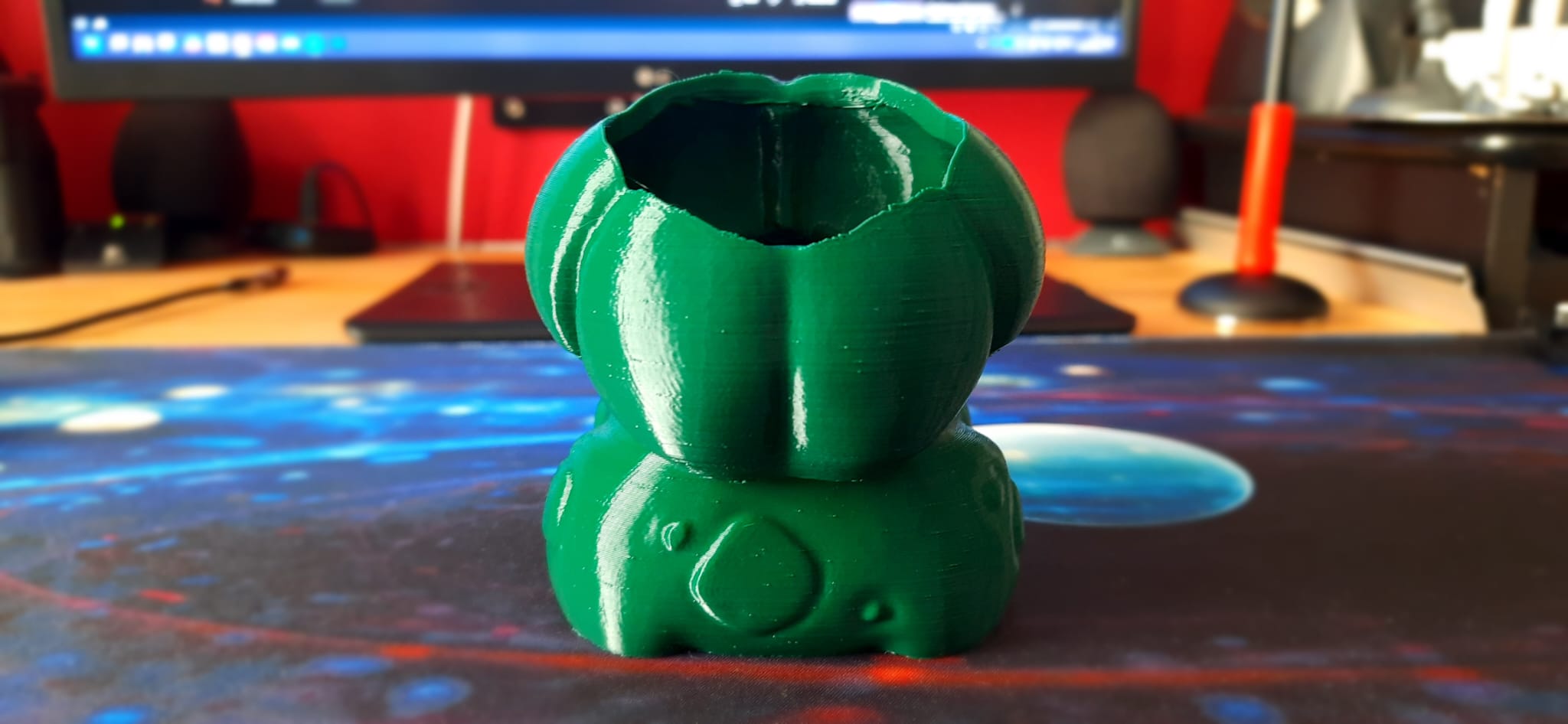 Miniatura 4 do modelo 3D Bulbasaur mini planter higher rez