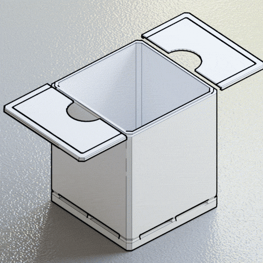 Miniatura 4 do modelo 3D Cute Cat Proof Planter