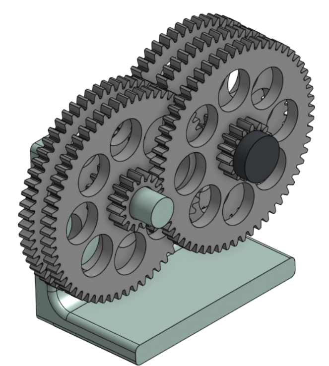 256 To 1 Mini Gearbox by Botannik | Download free STL model ...