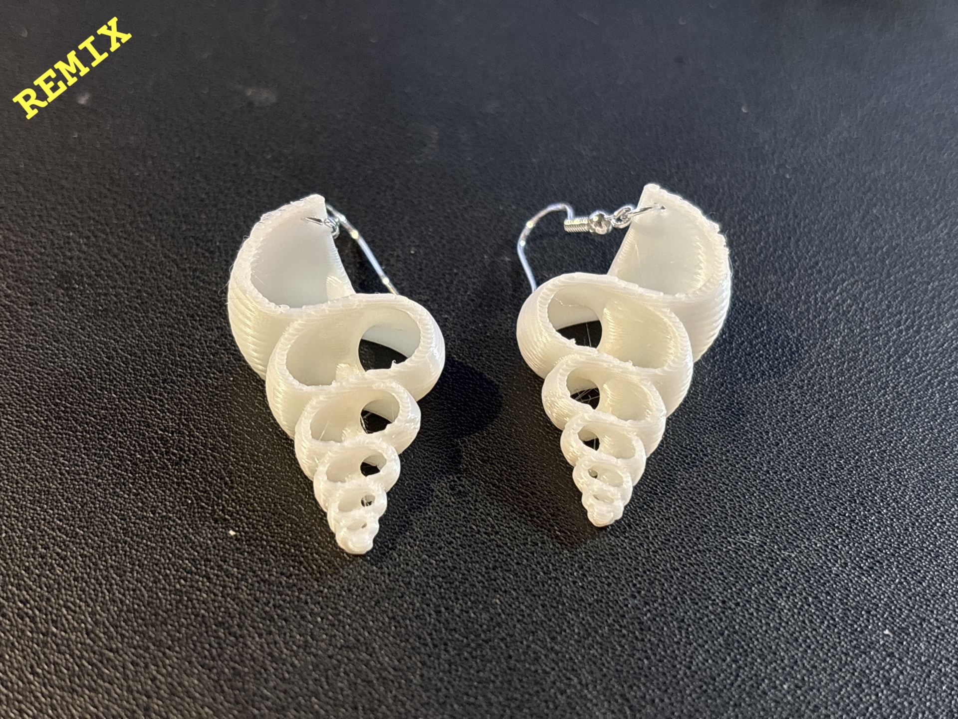 sea snail earrings