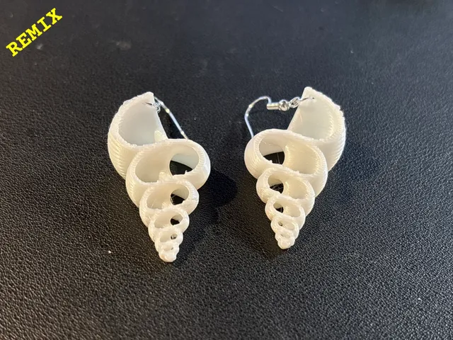 sea snail earrings