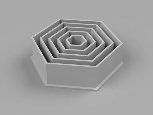 hexagon cookie cutter