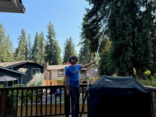 World's Longest Selfie Stick (Camera Mop Adapter)