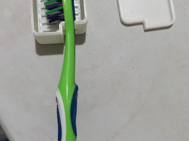 No Contact Toothbrush Case With Snap-Fit Lid