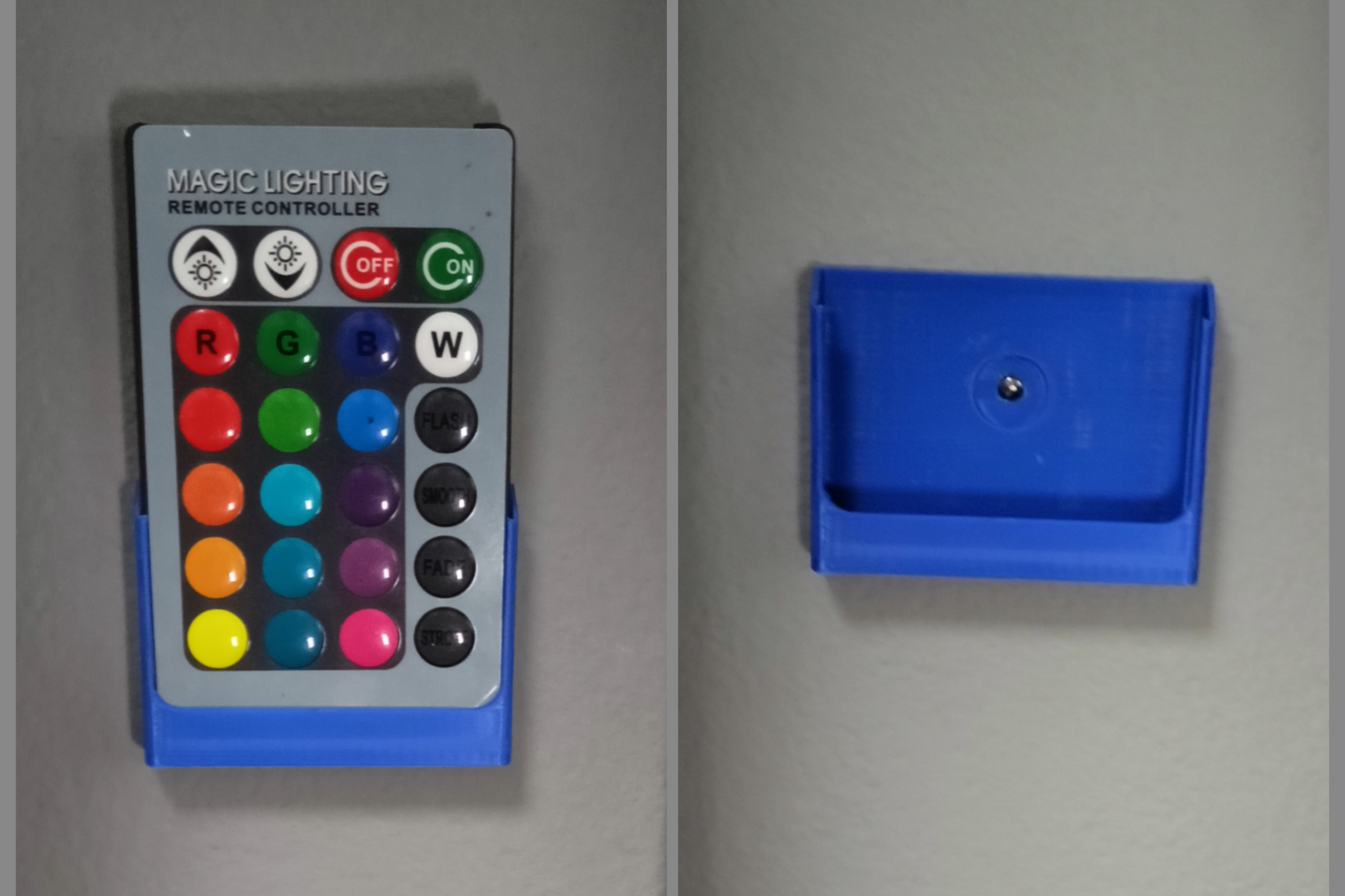 RGB LED Remote Control Holder